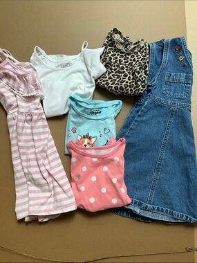 Girls Clothing Lot Size 3T Vignette Carter's OshKosh Dresses Tops 6 Pc